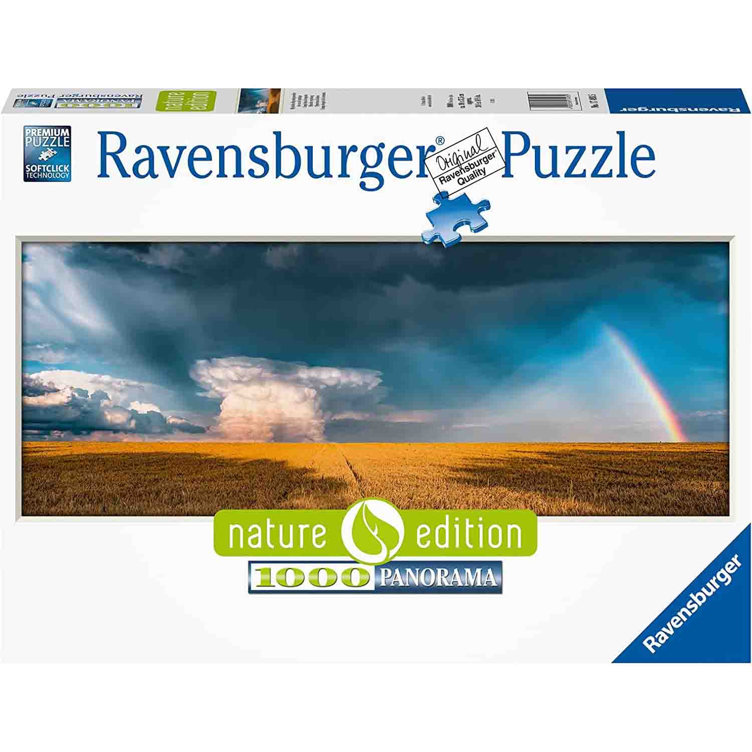 PUZZLE PANORAMA CURCUBEU, 1000 PIESE - RAVENSBURGER (RVSPA17493) - Libelula Vesela - Jucarii