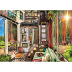 PUZZLE CASUTA IN CALIFORNIA, 1000 PIESE - RAVENSBURGER (RVSPA17496) - Libelula Vesela - Jucarii