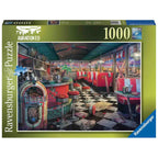 PUZZLE LOC PARASIT DE LUAT MASA, 1000 PIESE - RAVENSBURGER (RVSPA17509) - Libelula Vesela - Jucarii