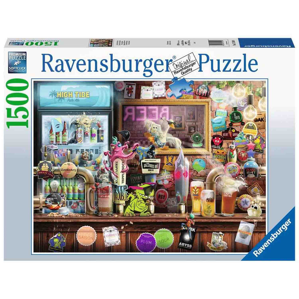 PUZZLE BERE ARTIZANALA, 1500 PIESE - RAVENSBURGER (RVSPA17510) - Libelula Vesela - Jucarii