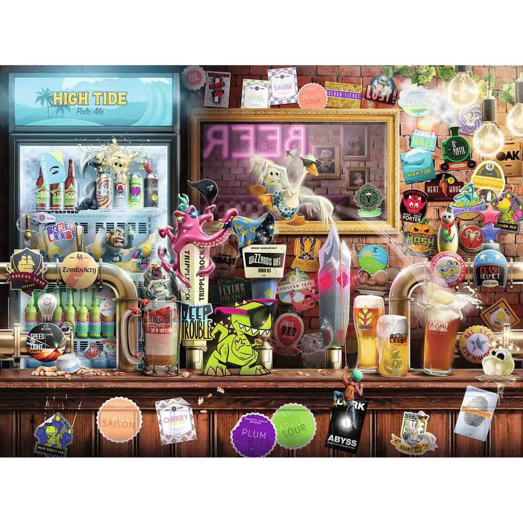 PUZZLE BERE ARTIZANALA, 1500 PIESE - RAVENSBURGER (RVSPA17510) - Libelula Vesela - Jucarii