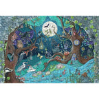 PUZZLE LEMN PADURE, 500 PIESE - RAVENSBURGER (RVSPA17516) - Libelula Vesela - Jucarii
