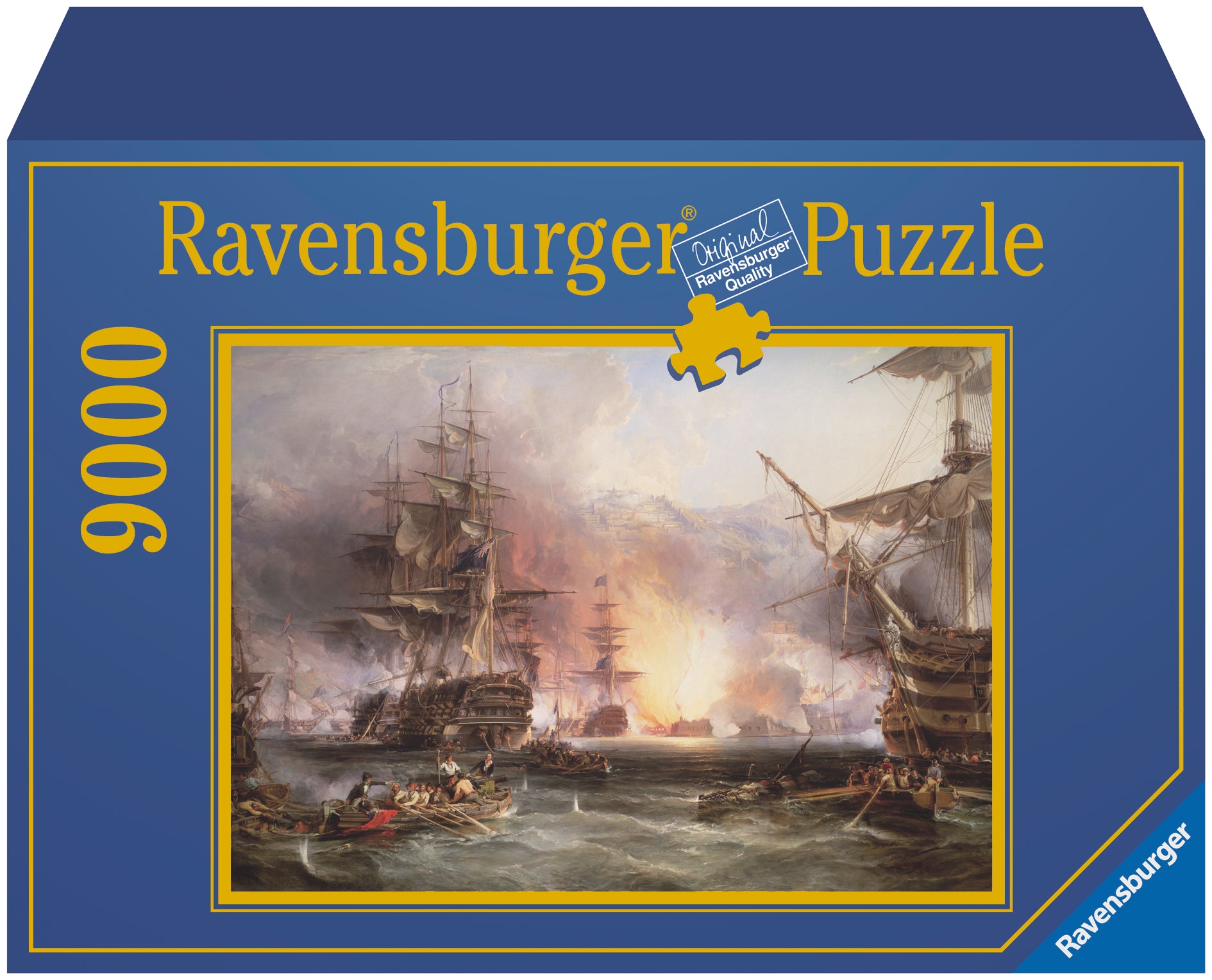 PUZZLE BATALIE ALGER, 9000 PIESE - RAVENSBURGER (RVSPA17806) - Libelula Vesela - Jucarii