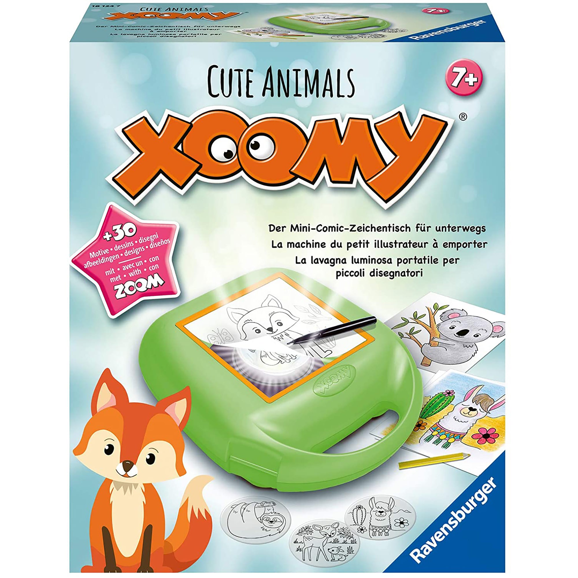 SET CREATIE XOOMY CU ANIMALE - RAVENSBURGER (RVSAC18124) - Libelula Vesela - Jucarii