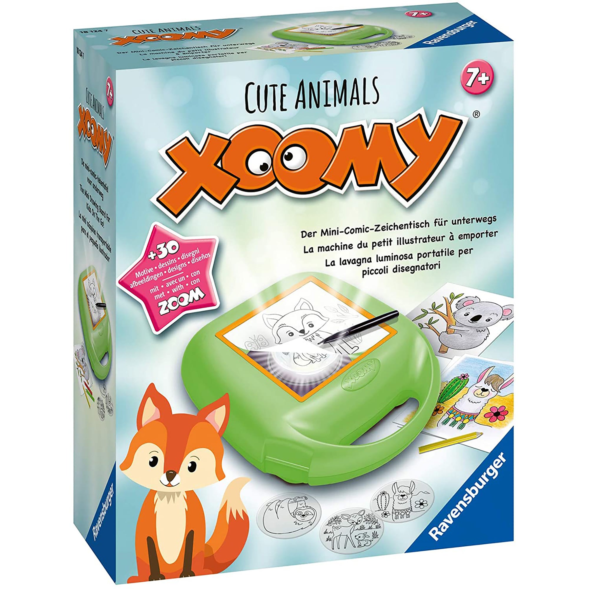 SET CREATIE XOOMY CU ANIMALE - RAVENSBURGER (RVSAC18124) - Libelula Vesela - Jucarii