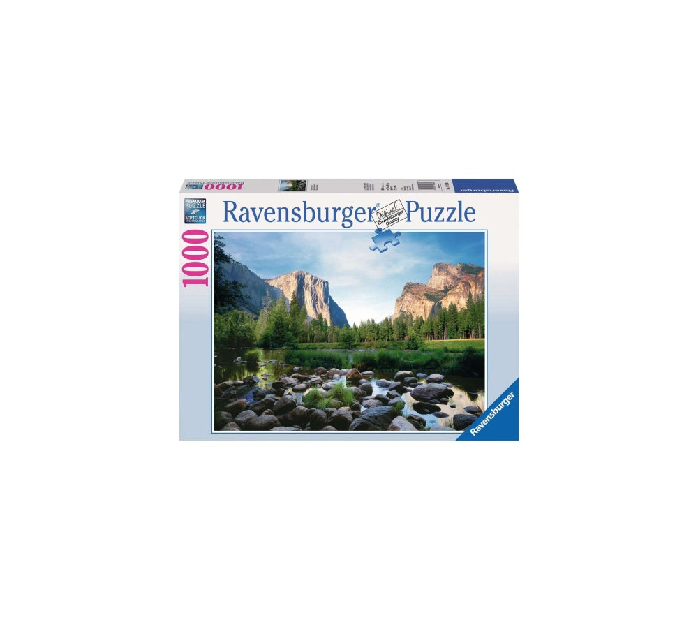 PUZZLE VALEA YOSEMITE, 1000 PIESE - RAVENSBURGER (RVSPA19206) - Libelula Vesela - Jucarii