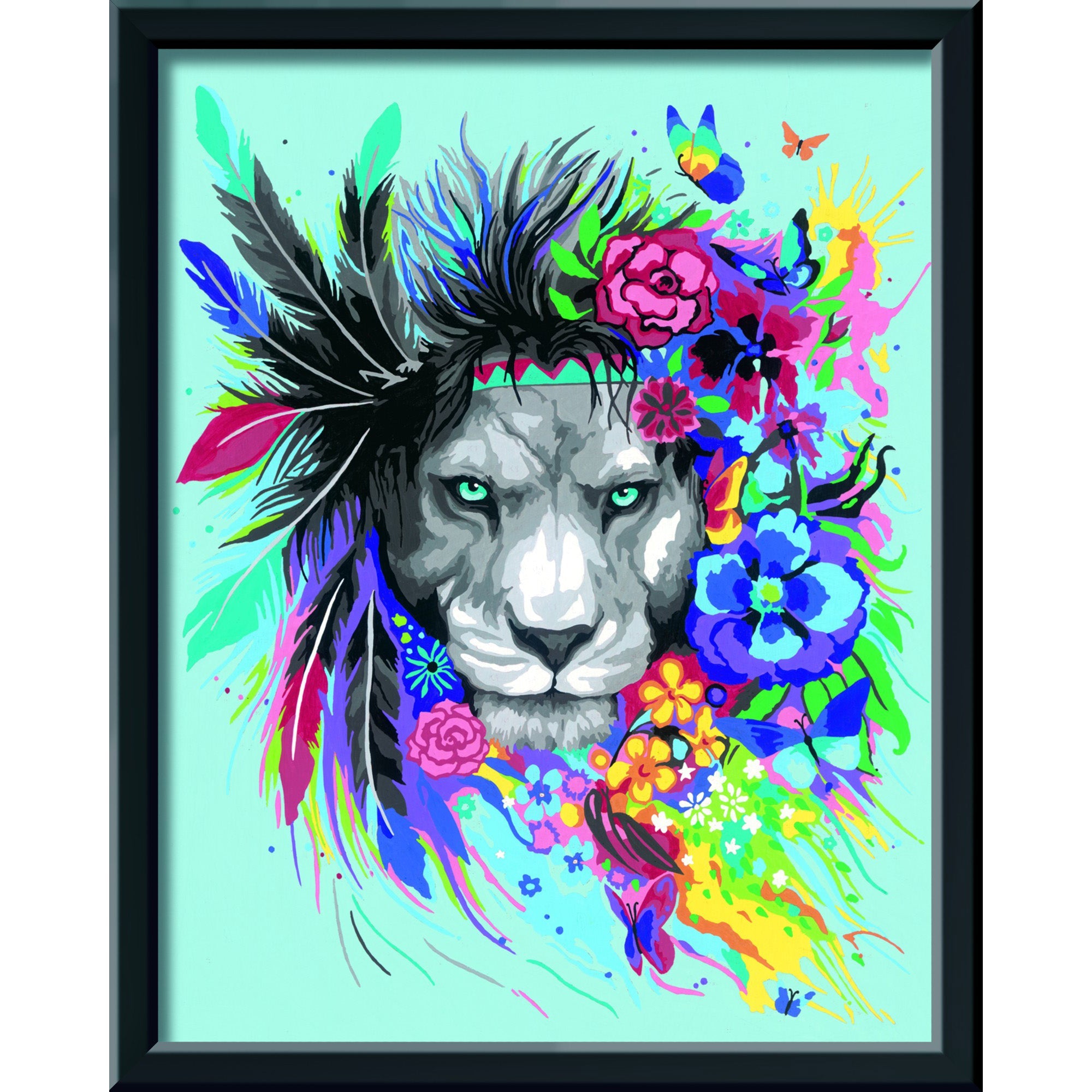 PICTURA PE NUMERE - LEU COLORAT - RAVENSBURGER (RVSPBN20130) - Libelula Vesela - Jucarii