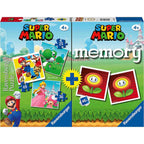 PUZZLE + JOC MEMORY SUPER MARIO, 25/36/49 PIESE - RAVENSBURGER (RVSPC20831) - Libelula Vesela - Jucarii