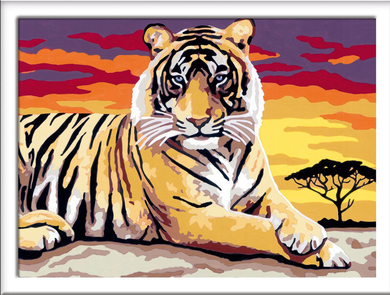 PICTURA PE NUMERE - TIGRU - RAVENSBURGER (RVSPBN28937) - Libelula Vesela - Jucarii