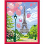 PICTURA PE NUMERE - PARIS - RAVENSBURGER (RVSPBN28992) - Libelula Vesela - Jucarii