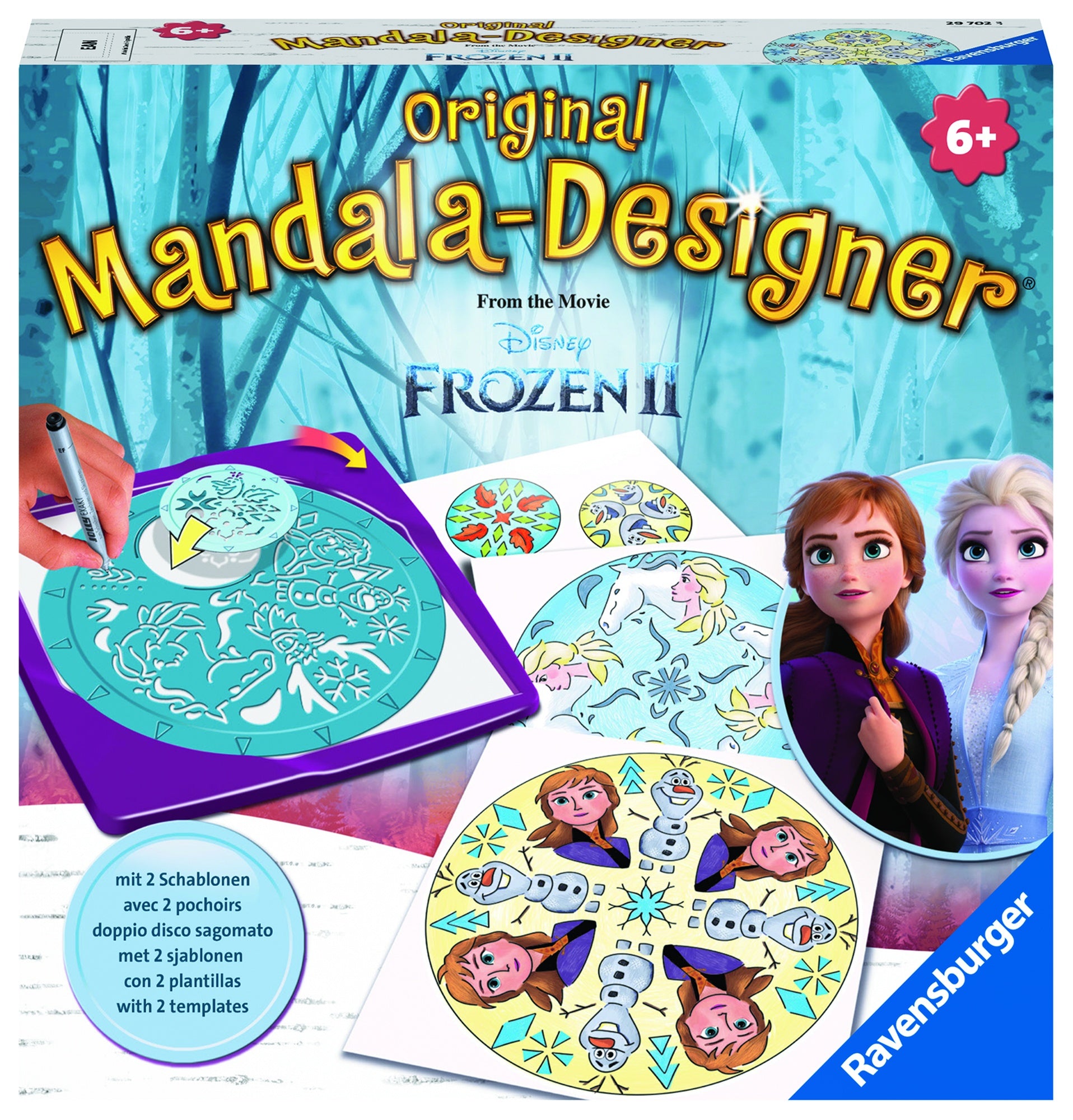 SET CREATIE MIDI MANDALA FROZEN 2 - RAVENSBURGER (RVSAC29026) - Libelula Vesela - Jucarii