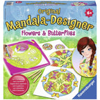 SET DE CREATIE MANDALA FLORI SI FLUTURI - RAVENSBURGER (RVSAC29809) - Libelula Vesela - Jucarii