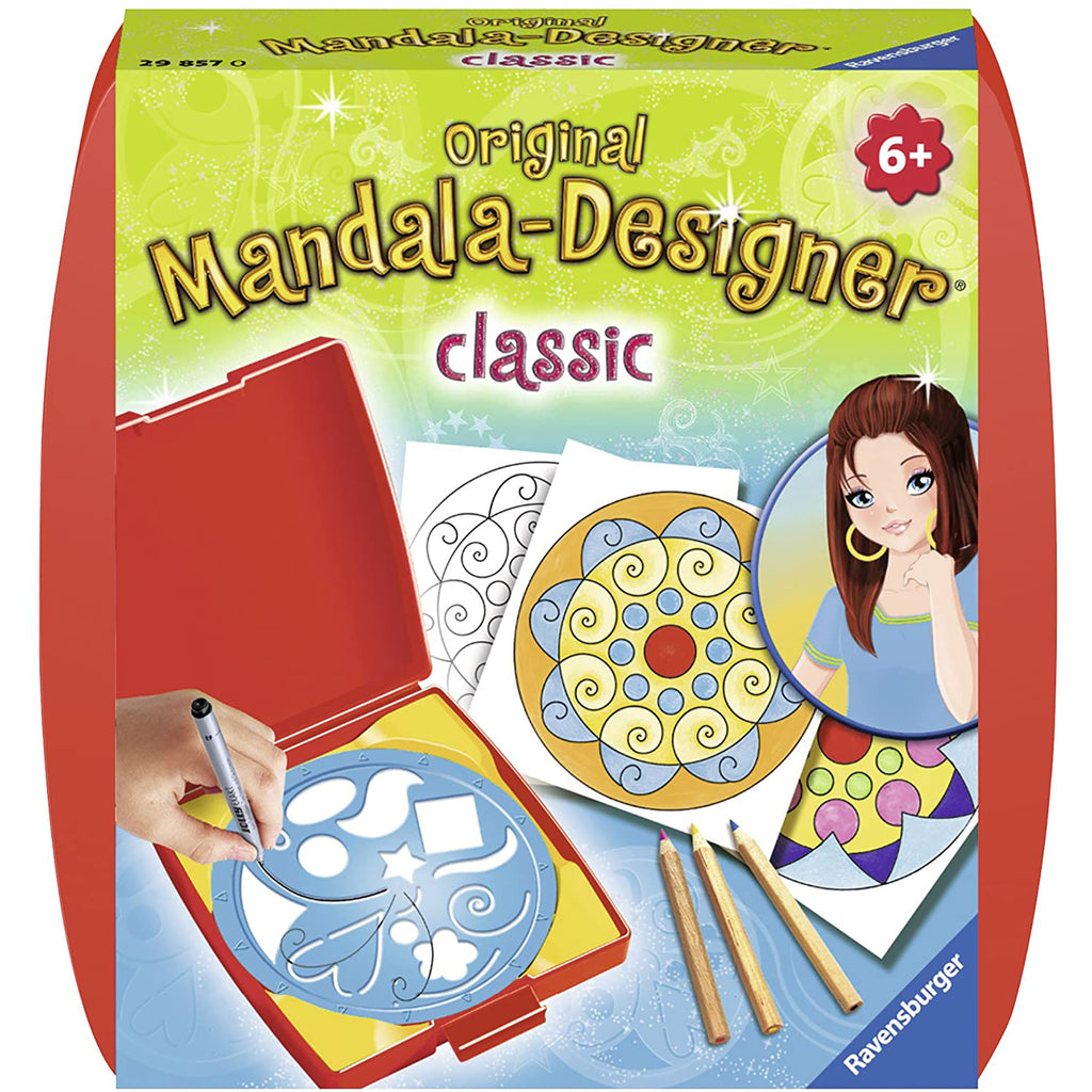 SET DE CREATIE MINI MANDALA CLASIC - RAVENSBURGER (RVSAC29857) - Libelula Vesela - Jucarii