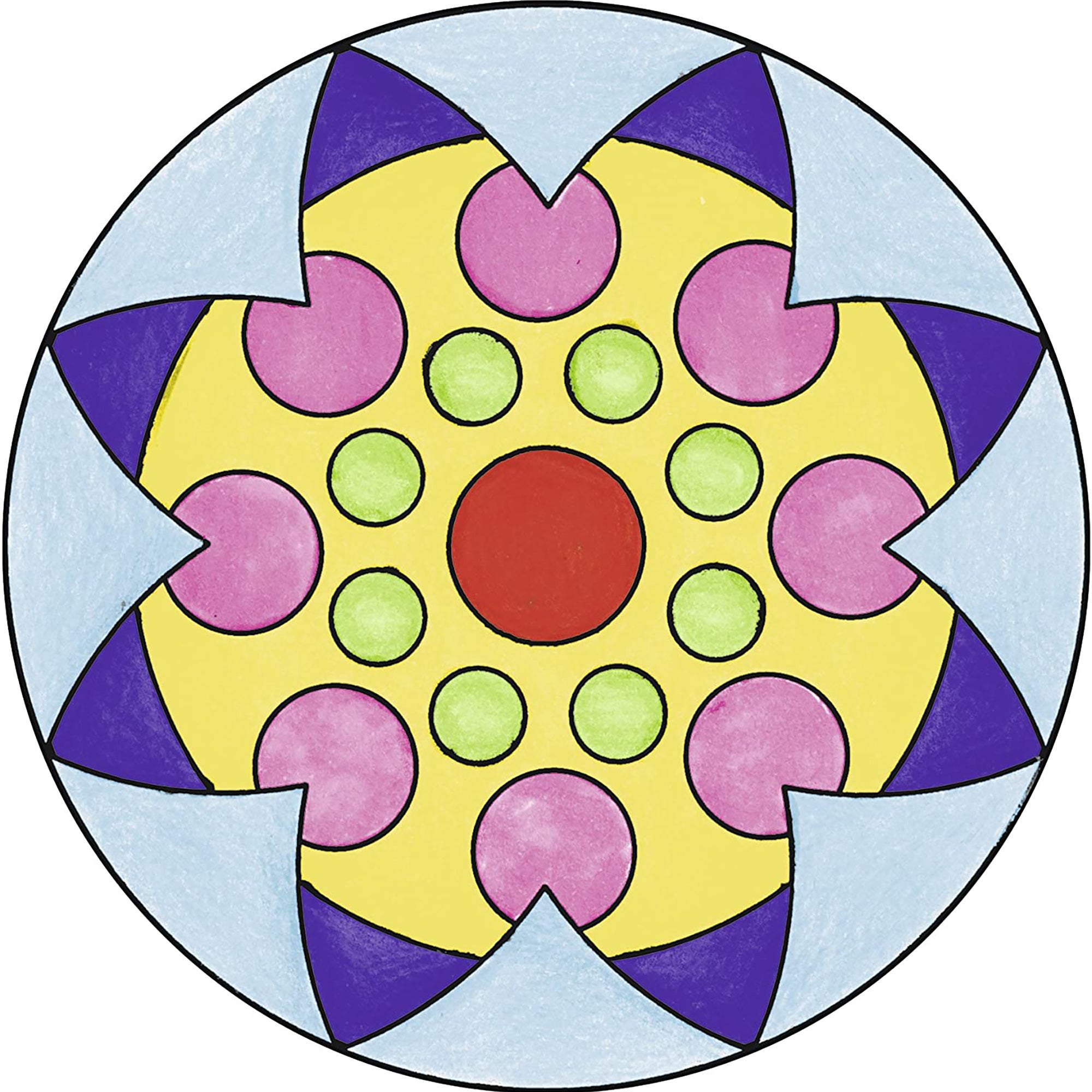 SET DE CREATIE MINI MANDALA CLASIC - RAVENSBURGER (RVSAC29857) - Libelula Vesela - Jucarii