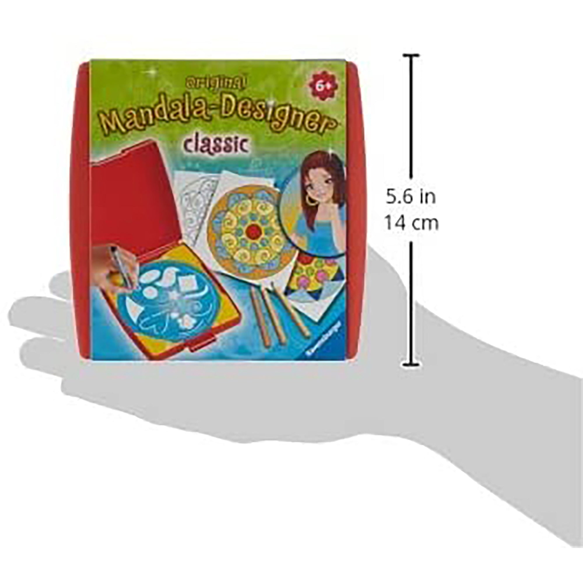 SET DE CREATIE MINI MANDALA CLASIC - RAVENSBURGER (RVSAC29857) - Libelula Vesela - Jucarii