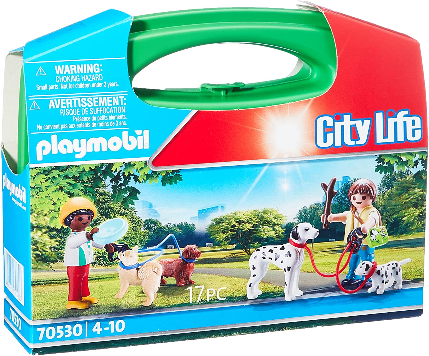 PLAYMOBIL - SET PORTABIL COPII CU CATELUSI - PLAYMOBIL (PM70530) - Libelula Vesela - Jucarii
