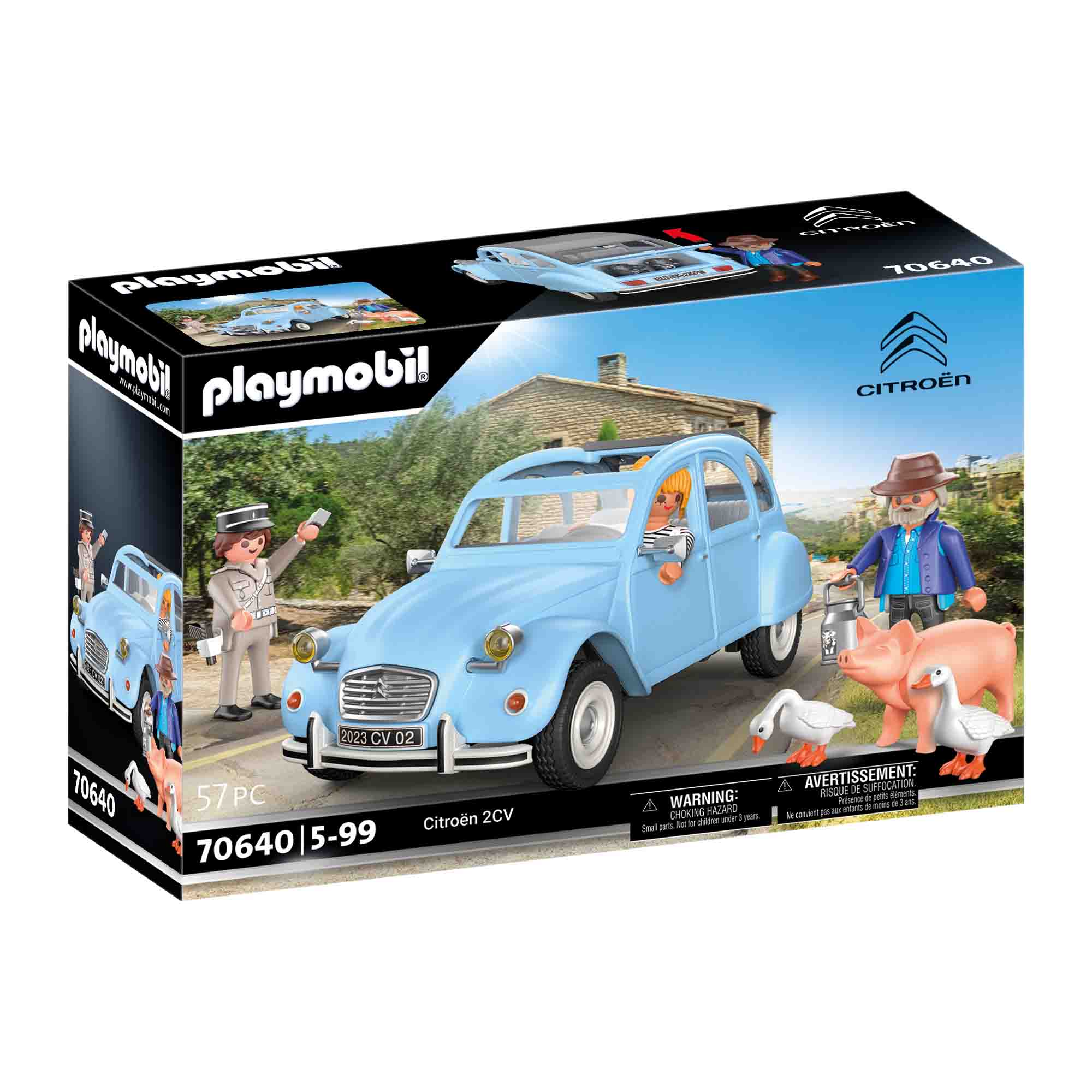 CITROEN 2 CV - PLAYMOBIL CLASSIC CARS (PM70640) - Libelula Vesela - Jucarii