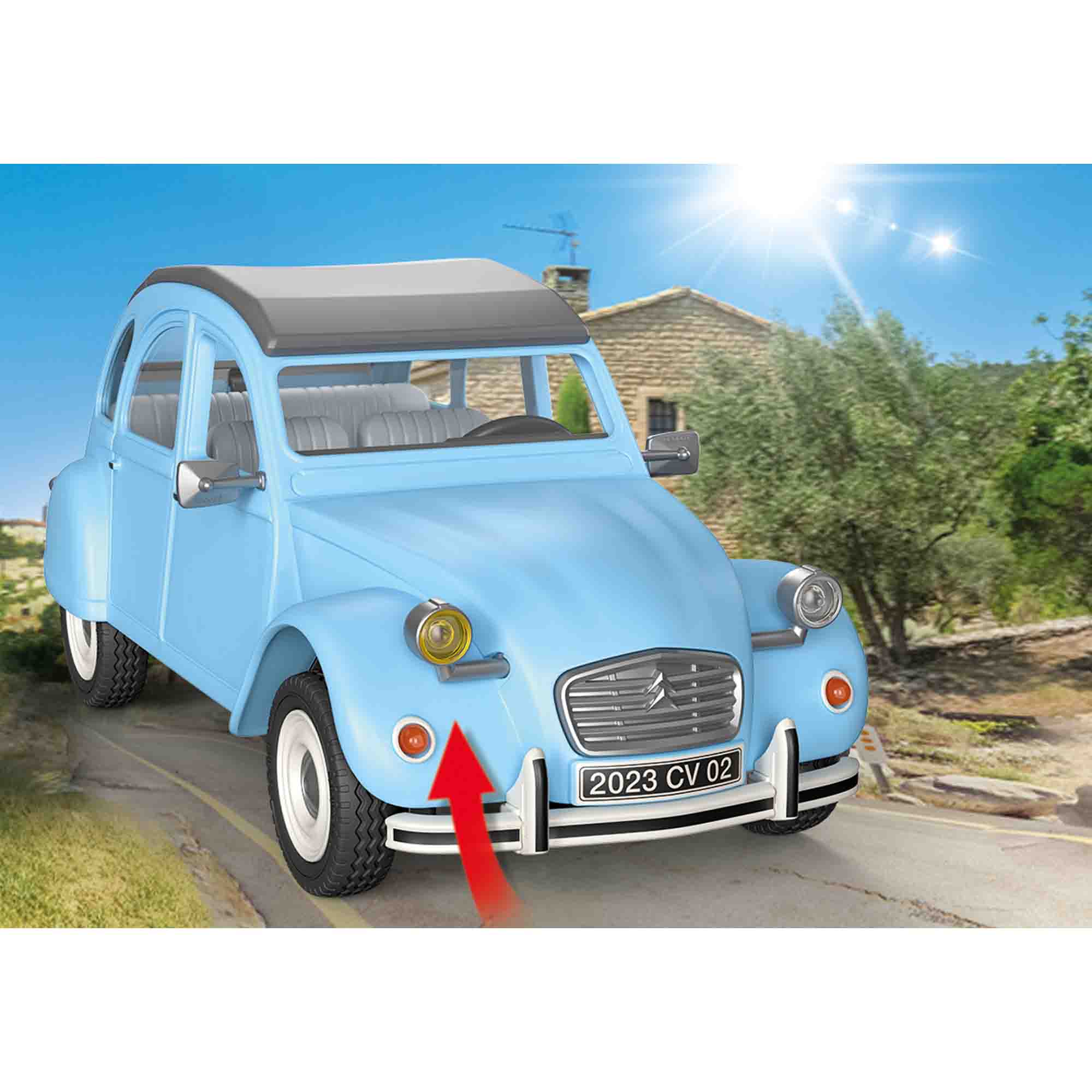 CITROEN 2 CV - PLAYMOBIL CLASSIC CARS (PM70640) - Libelula Vesela - Jucarii