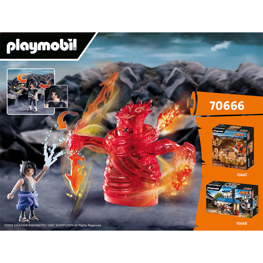 SASUKE CONTRA ITACHI - PLAYMOBIL NARUTO (PM70666) - Libelula Vesela - Jucarii