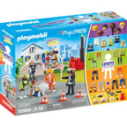 PLAYMOBIL - CREEAZA PROPRIA FIGURINA - MISIUNEA DE SALVARE - PLAYMOBIL (PM70980) - Libelula Vesela - Jucarii