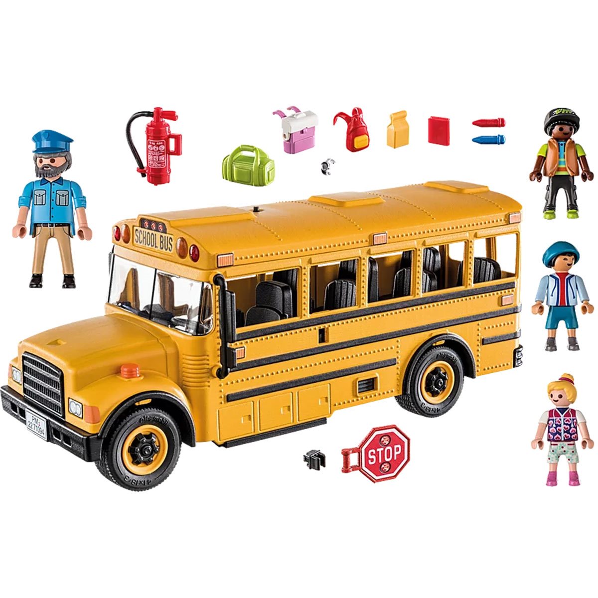 PLAYMOBIL - AUTOBUZ SCOLAR US - PLAYMOBIL (PM70983) - Libelula Vesela - Jucarii