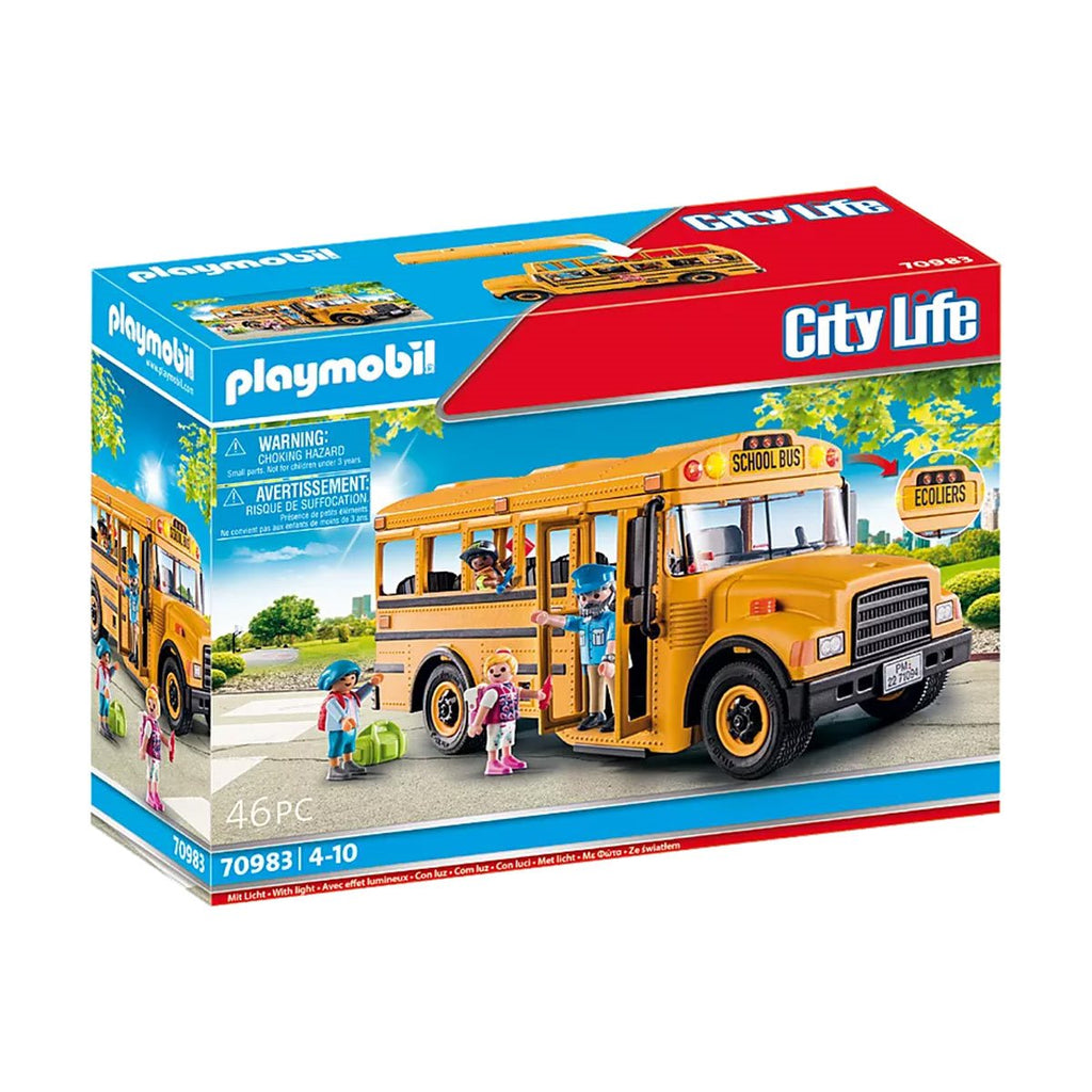 PLAYMOBIL - AUTOBUZ SCOLAR US - PLAYMOBIL (PM70983) - Libelula Vesela - Jucarii
