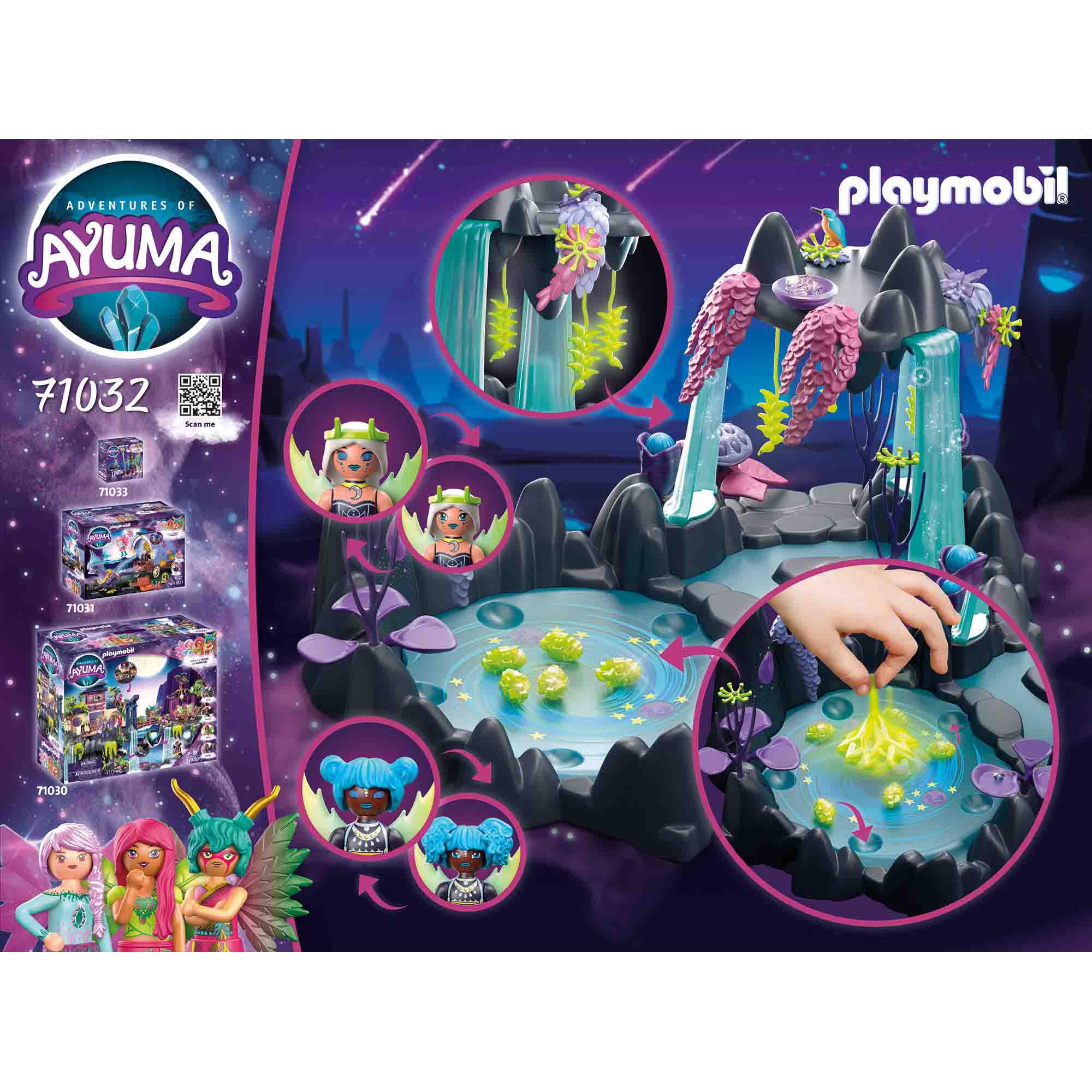 LACUL LUI MOON FAIRY - PLAYMOBIL ADVENTURES OF AYUMA (PM71032) - Libelula Vesela - Jucarii
