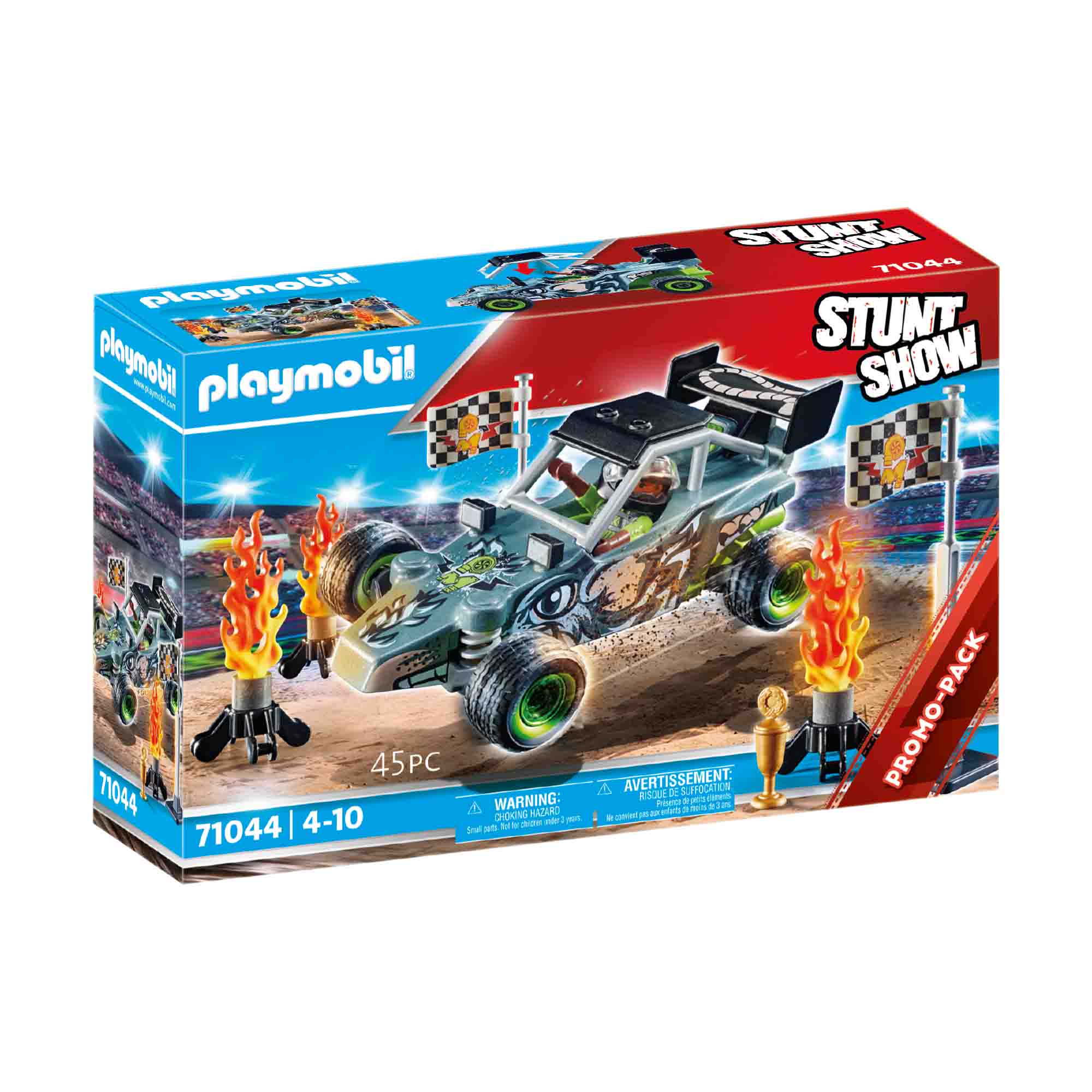 PILOT DE CURSE STUNT SHOW - PLAYMOBIL STUNT SHOW (PM71044) - Libelula Vesela - Jucarii