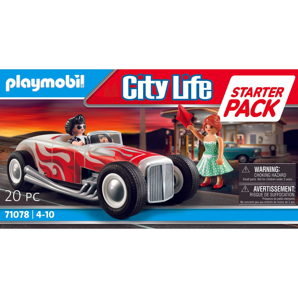 SET MASINA DE CURSE - PLAYMOBIL VEHICLES (PM71078) - Libelula Vesela - Jucarii