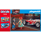 SET MASINA DE CURSE - PLAYMOBIL VEHICLES (PM71078) - Libelula Vesela - Jucarii