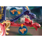 DRAGONS: WU & WEI & JUN - PLAYMOBIL DRAGONS THE NINE REALMS (PM71080) - Libelula Vesela - Jucarii