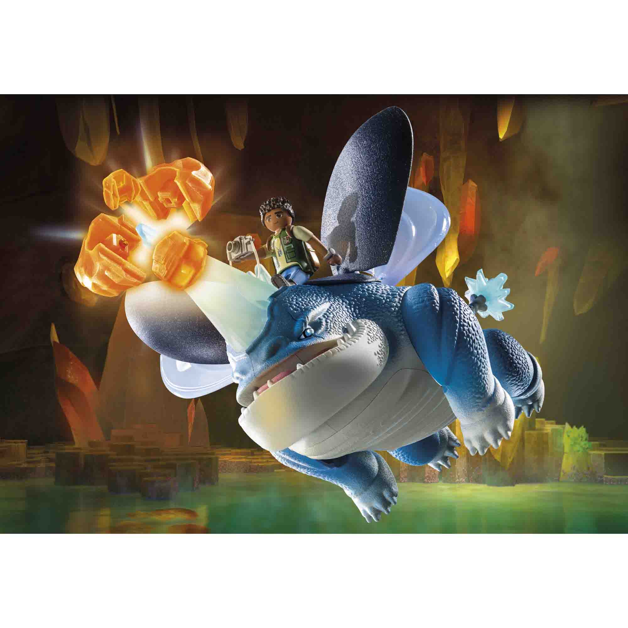 DRAGONS: PLOWHORN & D'ANGELO - PLAYMOBIL DRAGONS THE NINE REALMS (PM71082) - Libelula Vesela - Jucarii