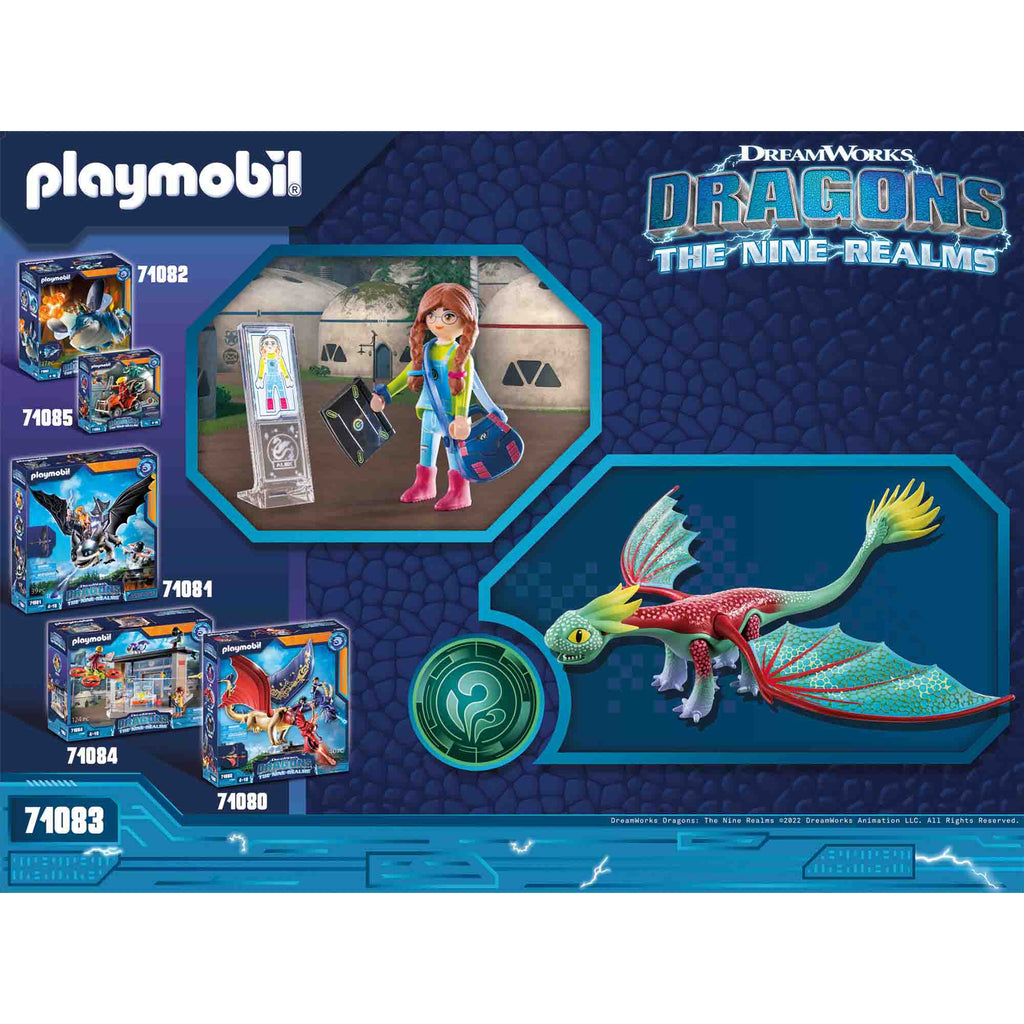 DRAGONS: FEATHERS & ALEX - PLAYMOBIL DRAGONS THE NINE REALMS (PM71083) - Libelula Vesela - Jucarii