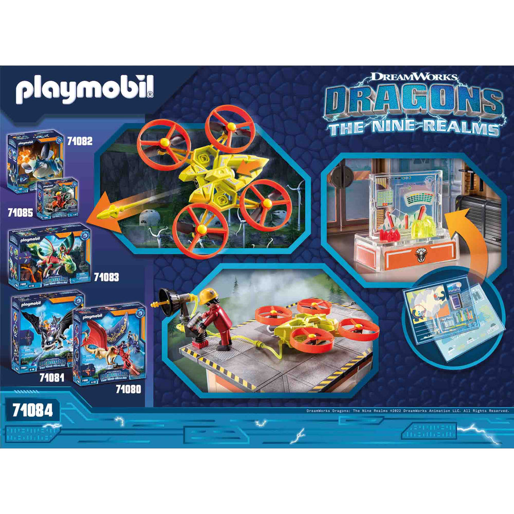 DRAGONS: LABORATORUL LUI ICARIS - PLAYMOBIL DRAGONS THE NINE REALMS (PM71084) - Libelula Vesela - Jucarii