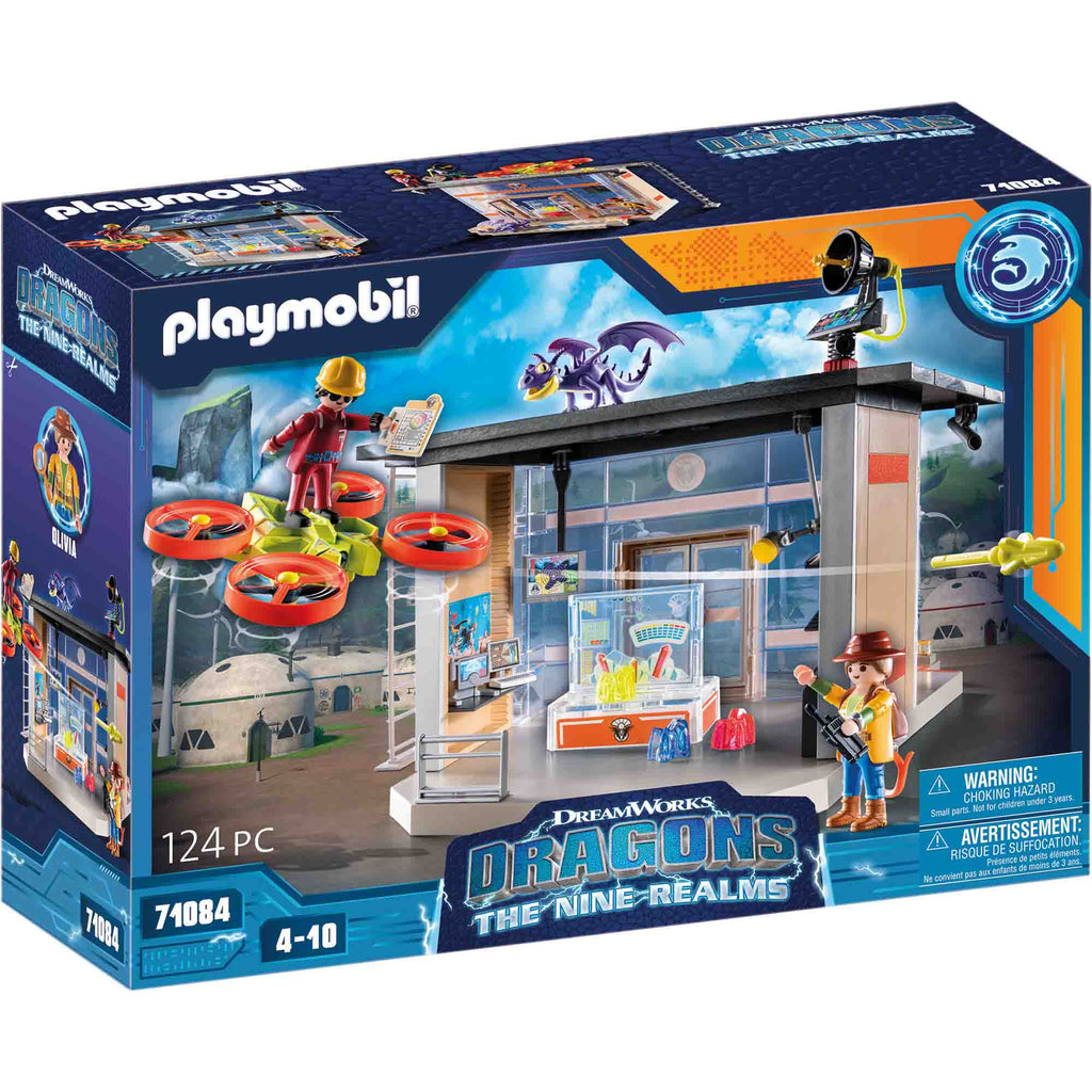 DRAGONS: LABORATORUL LUI ICARIS - PLAYMOBIL DRAGONS THE NINE REALMS (PM71084) - Libelula Vesela - Jucarii
