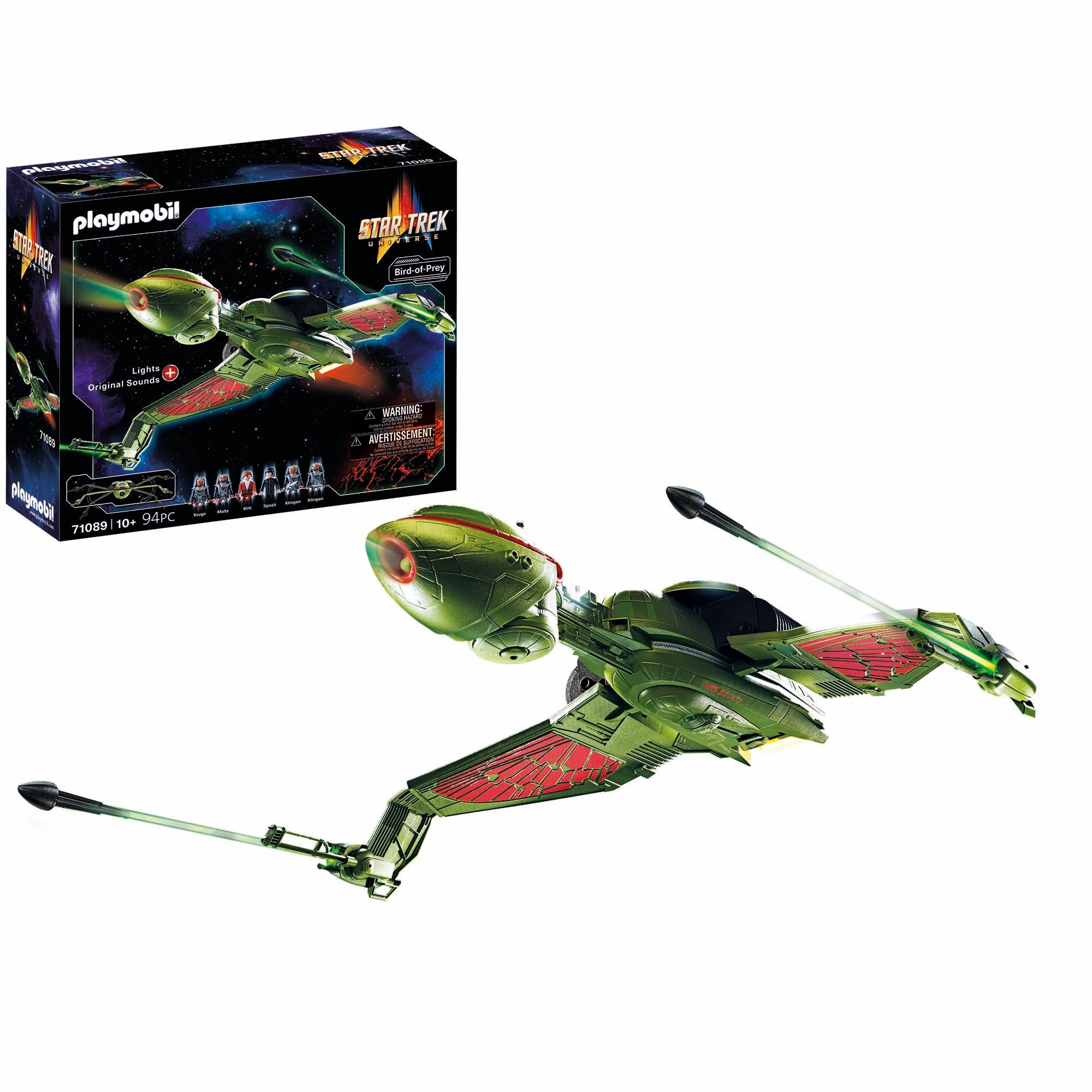 PLAYMOBIL - STAR TREK - NAVA KLINGON - PLAYMOBIL (PM71089) - Libelula Vesela - Jucarii