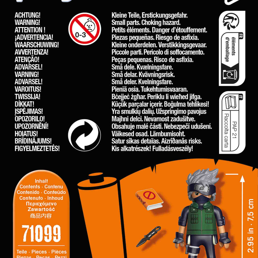 KAKASHI - PLAYMOBIL NARUTO (PM71099) - Libelula Vesela - Jucarii