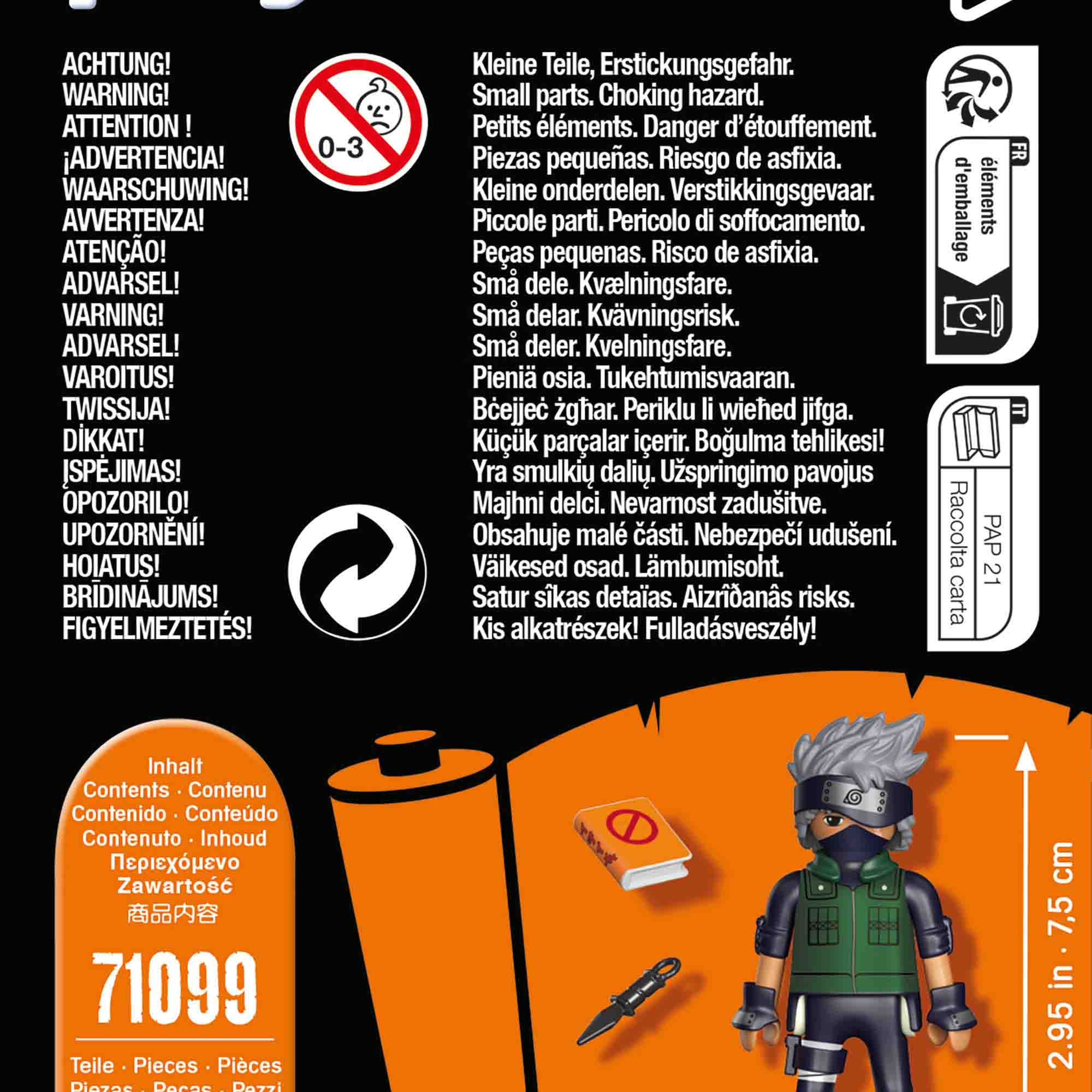 KAKASHI - PLAYMOBIL NARUTO (PM71099) - Libelula Vesela - Jucarii