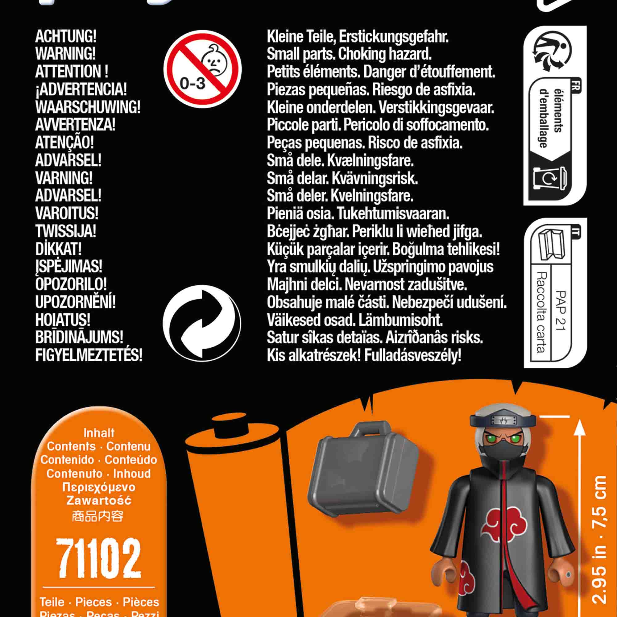 KAKUZU - PLAYMOBIL NARUTO (PM71102) - Libelula Vesela - Jucarii