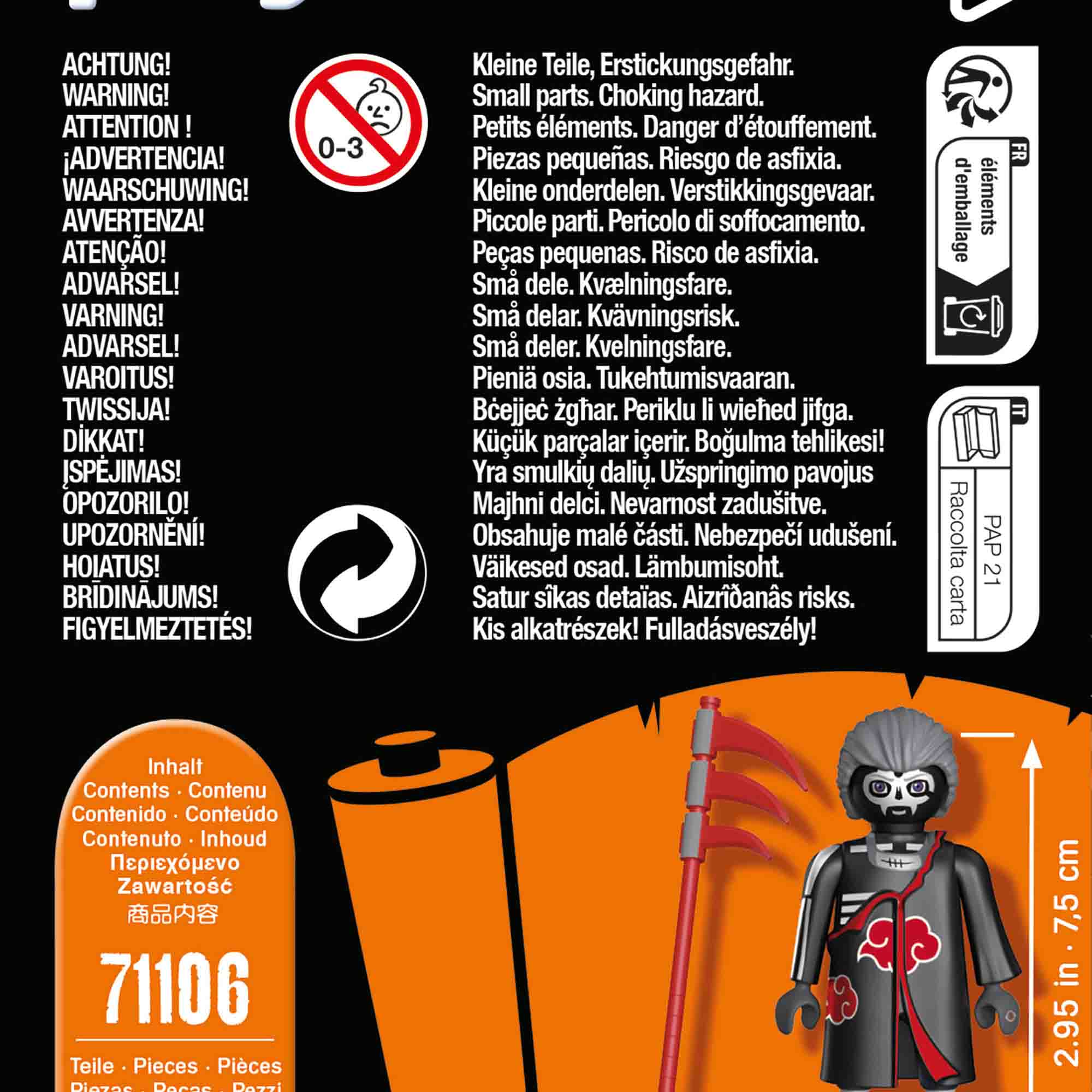 HIDAN - PLAYMOBIL NARUTO (PM71106) - Libelula Vesela - Jucarii