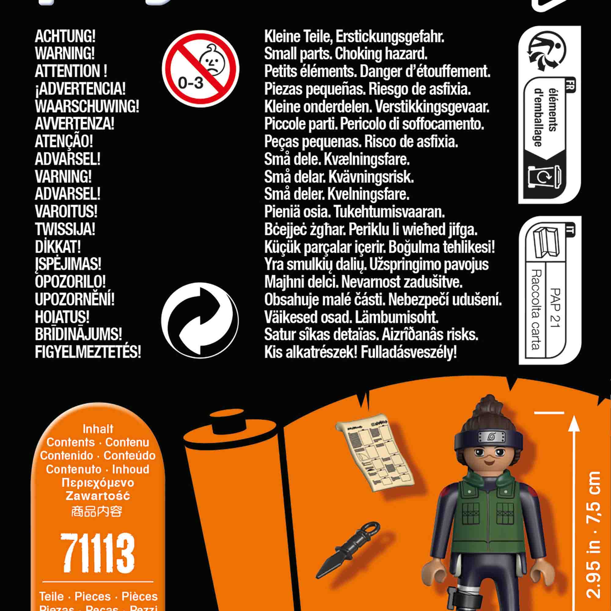 IRUKA - PLAYMOBIL NARUTO (PM71113) - Libelula Vesela - Jucarii