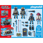 SET FIGURINE ECHIPA SWAT - PLAYMOBIL CITY ACTION (PM71146) - Libelula Vesela - Jucarii