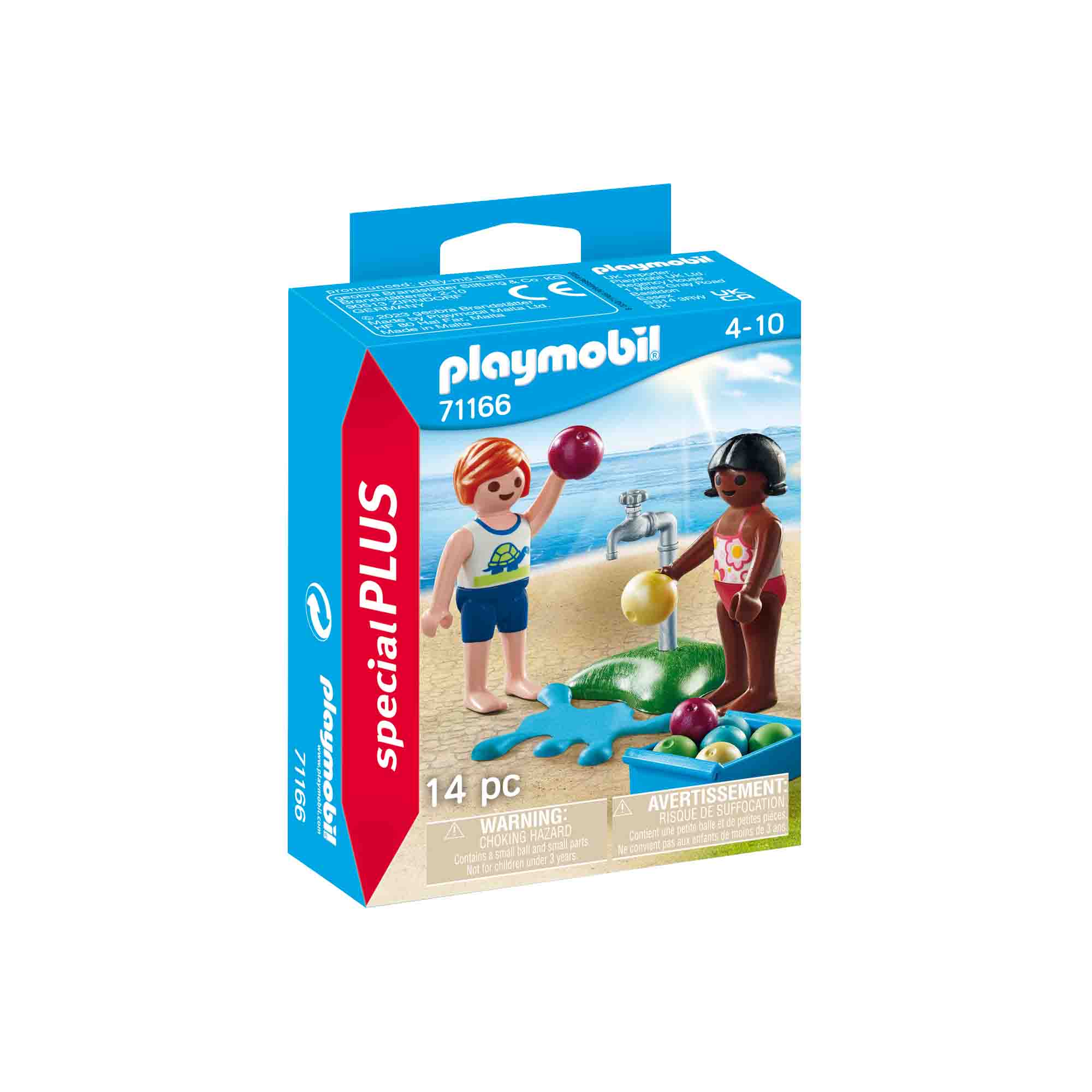 PLAYMOBIL - FIGURINE COPII CU BALOANE DE APA - PLAYMOBIL (PM71166) - Libelula Vesela - Jucarii