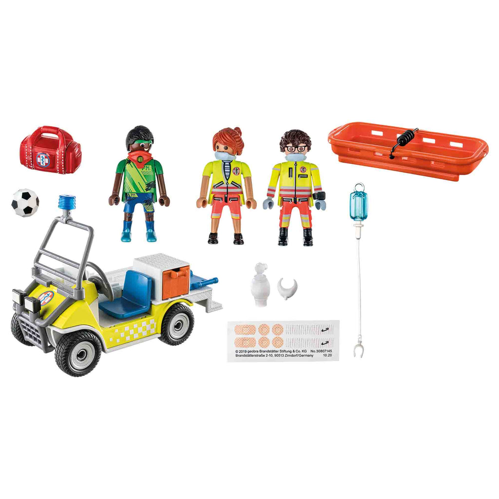 PLAYMOBIL - VEHICUL GALBEN DE SALVARE - PLAYMOBIL (PM71204) - Libelula Vesela - Jucarii