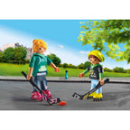 PLAYMOBIL - SET 2 FIGURINE - MAMA SI COPILUL JUCAND HOCHEI - PLAYMOBIL (PM71209) - Libelula Vesela - Jucarii