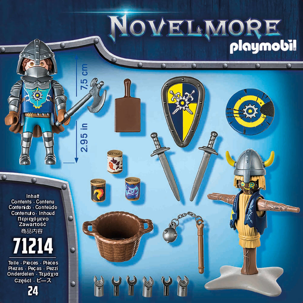 ANTRENAMENTUL DE LUPTA AL CAVALERULUI NOVELMORE - PLAYMOBIL NOVELMORE (PM71214) - Libelula Vesela - Jucarii
