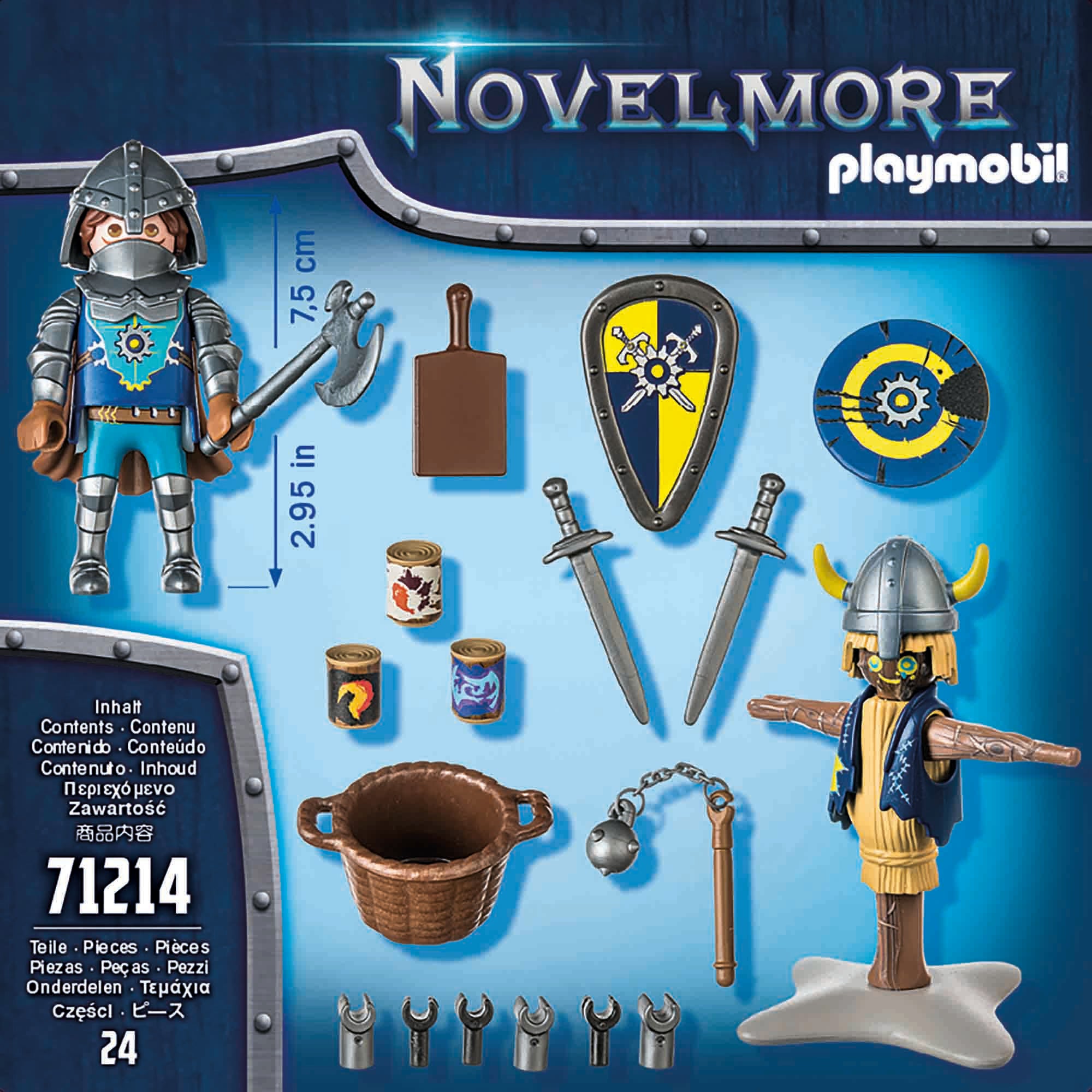 ANTRENAMENTUL DE LUPTA AL CAVALERULUI NOVELMORE - PLAYMOBIL NOVELMORE (PM71214) - Libelula Vesela - Jucarii