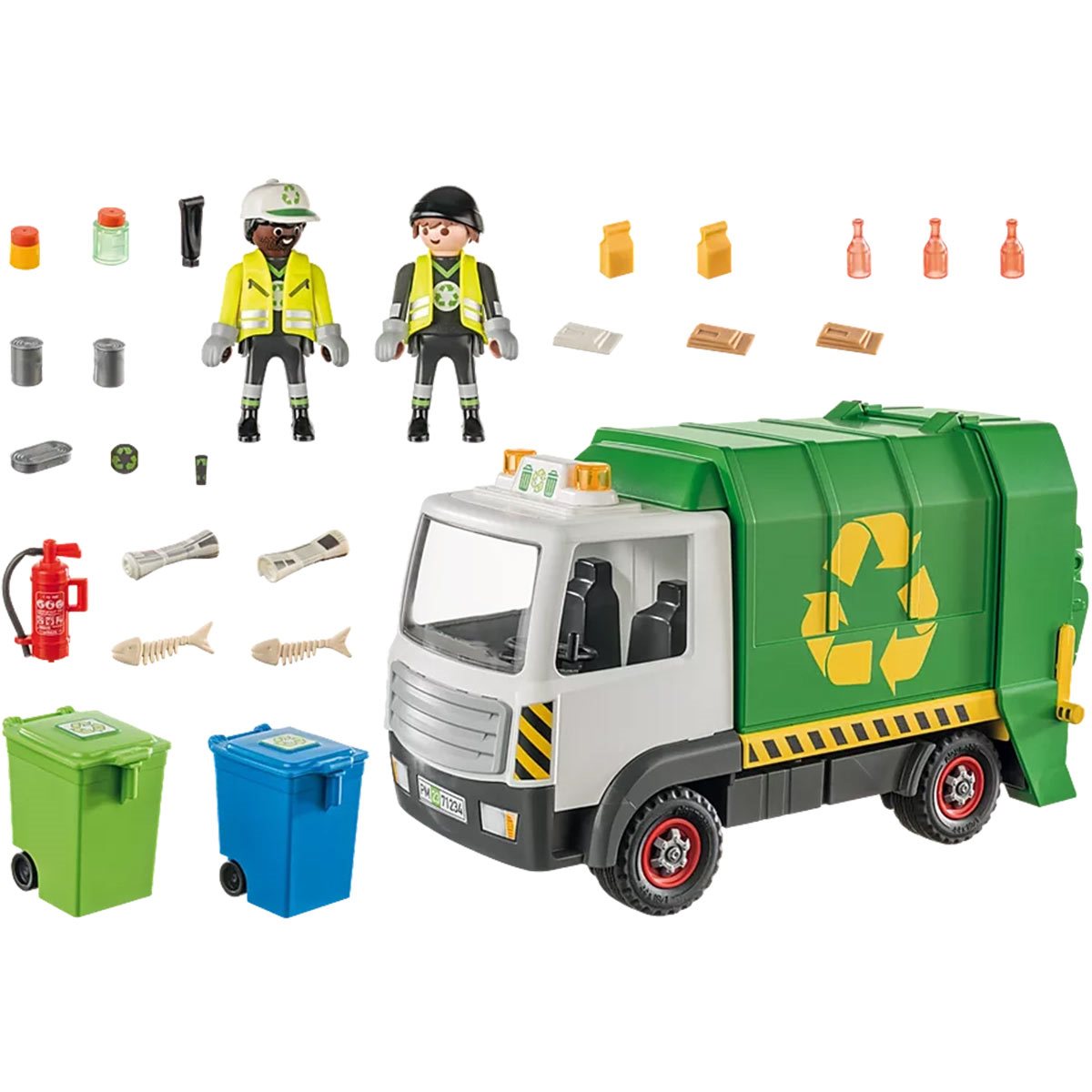 CAMION DE RECICLARE CU ACCESORII - PLAYMOBIL VEHICLES (PM71234) - Libelula Vesela - Jucarii