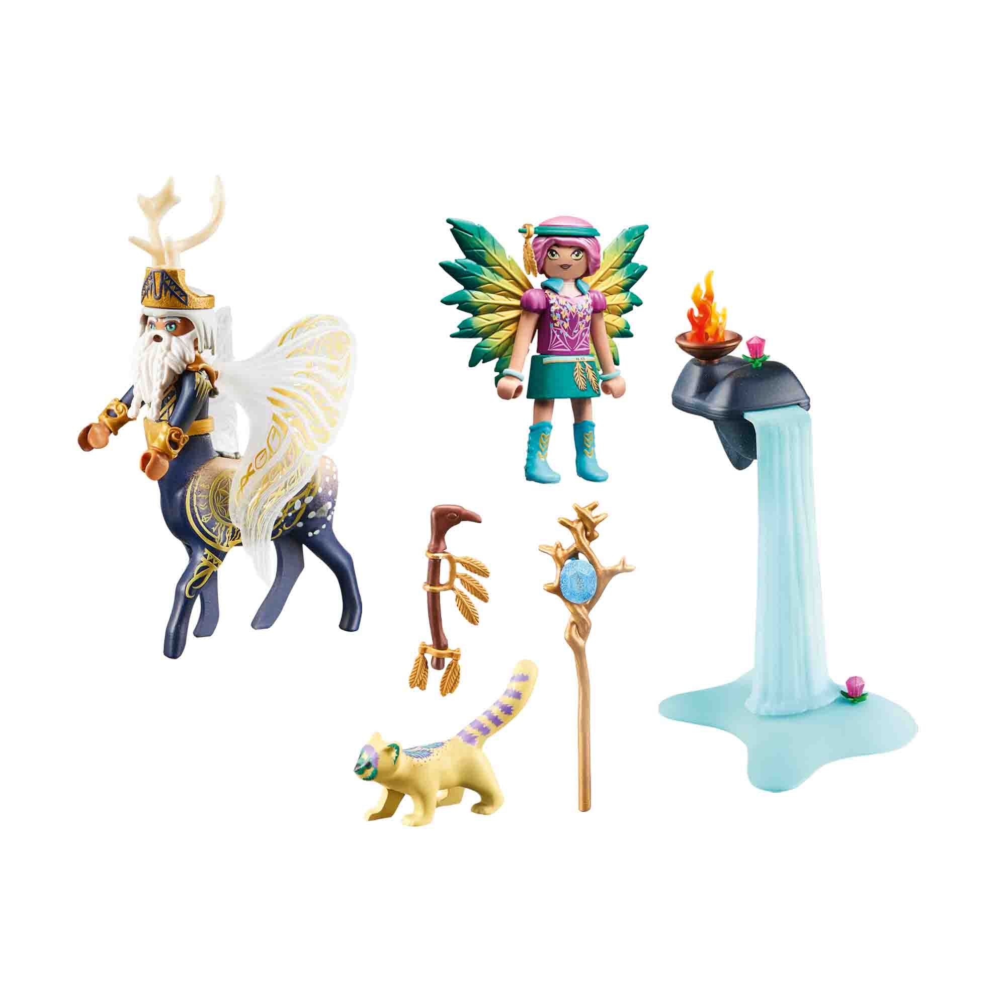 KNIGHT FAIRY HILDI SI ABJATUS - PLAYMOBIL ADVENTURES OF AYUMA (PM71235) - Libelula Vesela - Jucarii