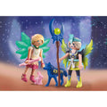 CRYSTAL FAIRY SI MOON FAIRY CU ANIMALUTE DE SUFLET - PLAYMOBIL ADVENTURES OF AYUMA (PM71236) - Libelula Vesela - Jucarii